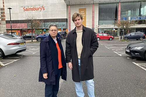 Patrick Stillman and Cllr Janet Grauberg