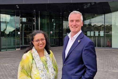 Gareth Roberts & Hina Bokhari 