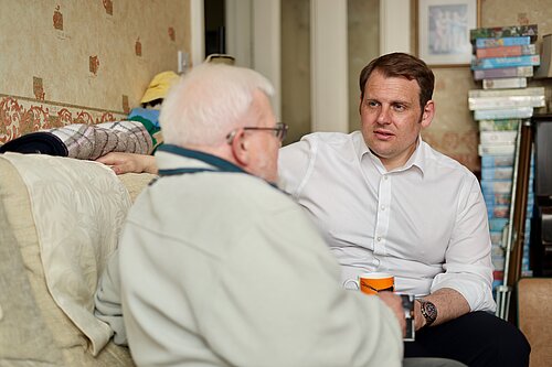 Luke and pensioner