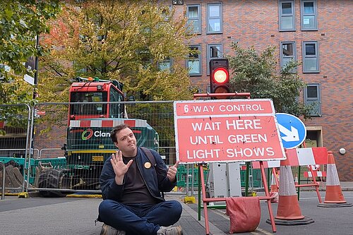 Adam at Surrey Quays Road